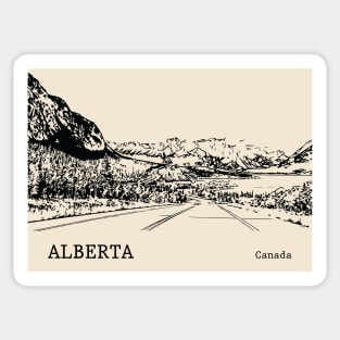 Alberta Canada Sticker